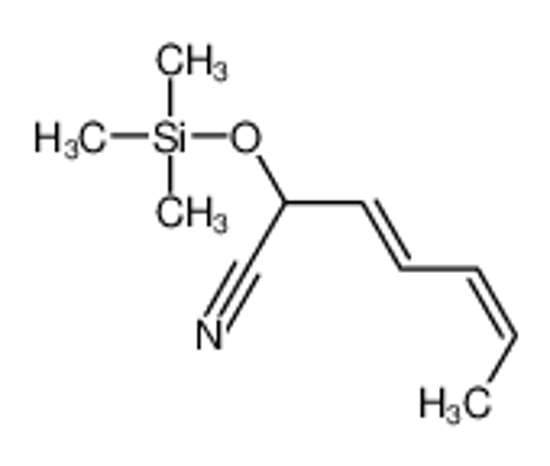 Picture of 2-trimethylsilyloxyhepta-3,5-dienenitrile