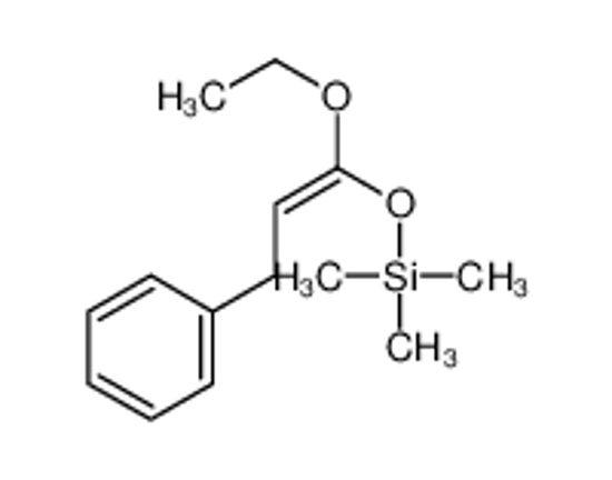 Изображение (1-ethoxy-3-phenylprop-1-enoxy)-trimethylsilane