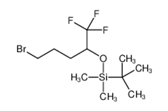 Picture of (5-bromo-1,1,1-trifluoropentan-2-yl)oxy-tert-butyl-dimethylsilane