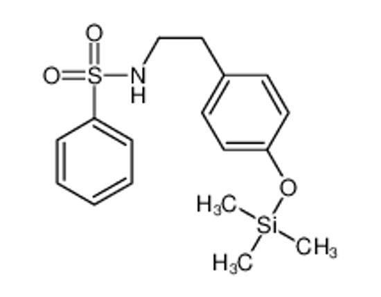 Picture of N-[2-(4-trimethylsilyloxyphenyl)ethyl]benzenesulfonamide