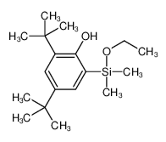 Picture of 2,4-ditert-butyl-6-[ethoxy(dimethyl)silyl]phenol