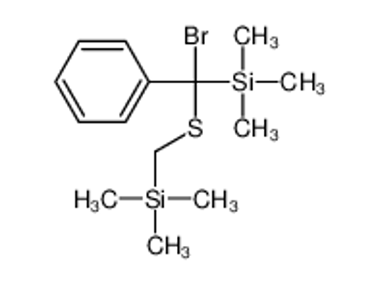 Picture of (bromo-phenyl-trimethylsilylmethyl)sulfanylmethyl-trimethylsilane