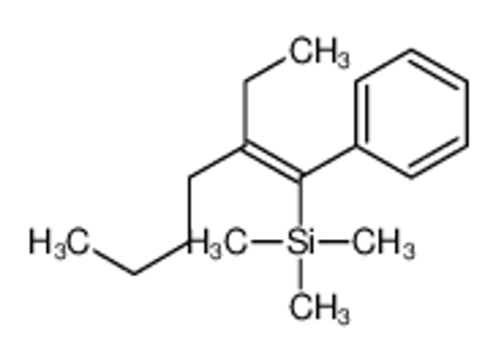 Picture of (2-ethyl-1-phenylhex-1-enyl)-trimethylsilane