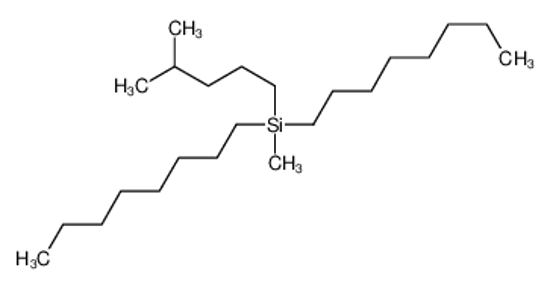 Picture of methyl-(4-methylpentyl)-dioctylsilane