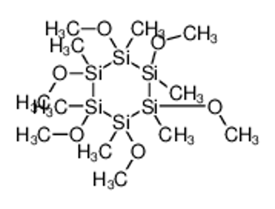 Picture of 1,2,3,4,5,6-hexamethoxy-1,2,3,4,5,6-hexamethylhexasilinane