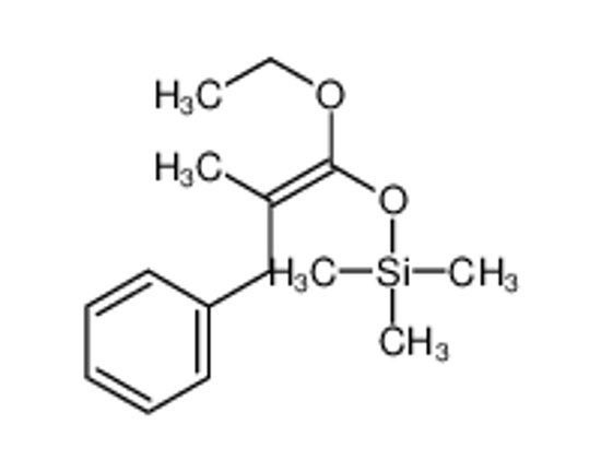 Picture of (1-ethoxy-2-methyl-3-phenylprop-1-enoxy)-trimethylsilane