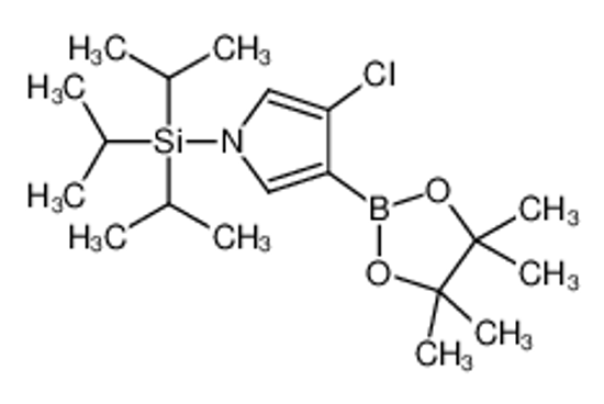 Picture of [3-chloro-4-(4,4,5,5-tetramethyl-1,3,2-dioxaborolan-2-yl)pyrrol-1-yl]-tri(propan-2-yl)silane