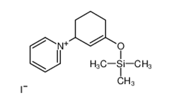 Picture of trimethyl-(3-pyridin-1-ium-1-ylcyclohexen-1-yl)oxysilane,iodide
