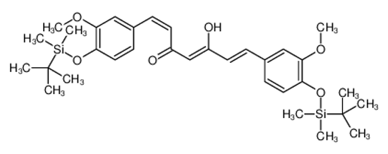 Picture of Di-(tert-Butyl-dimethylsilyl) Curcumin
