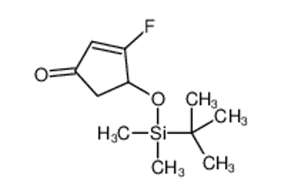 Picture of 4-[tert-butyl(dimethyl)silyl]oxy-3-fluorocyclopent-2-en-1-one