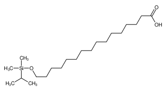 Picture of 16-[dimethyl(propan-2-yl)silyl]oxyhexadecanoic acid
