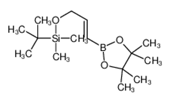 Picture of tert-butyl-dimethyl-[(E)-3-(4,4,5,5-tetramethyl-1,3,2-dioxaborolan-2-yl)prop-2-enoxy]silane