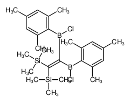 Imagem de [2,2-bis[chloro-(2,4,6-trimethylphenyl)boranyl]-1-trimethylsilylethenyl]-trimethylsilane