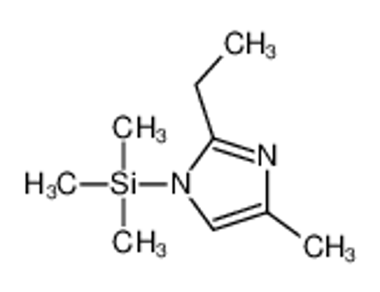 Picture of (2-ethyl-4-methylimidazol-1-yl)-trimethylsilane