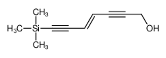 Изображение 7-trimethylsilylhept-4-en-2,6-diyn-1-ol