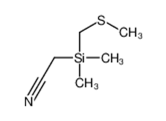 Picture of 2-[dimethyl(methylsulfanylmethyl)silyl]acetonitrile