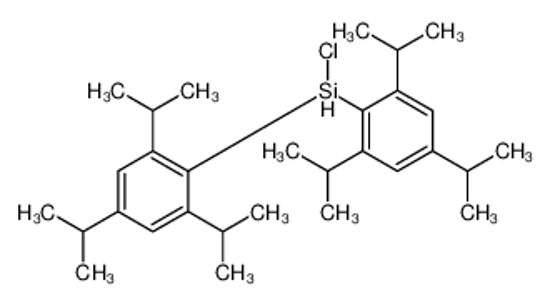 Picture of chloro-bis[2,4,6-tri(propan-2-yl)phenyl]silane
