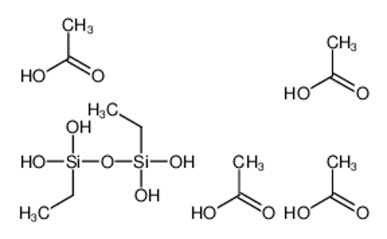 Picture of acetic acid,ethyl-[ethyl(dihydroxy)silyl]oxy-dihydroxysilane