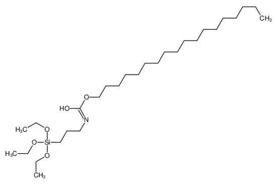 Picture of octadecyl N-(3-triethoxysilylpropyl)carbamate