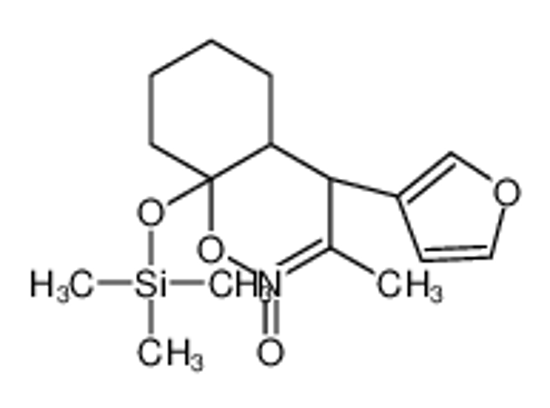 Изображение [(4S,4aR,8aR)-4-(furan-3-yl)-3-methyl-2-oxido-4,4a,5,6,7,8-hexahydro-1,2-benzoxazin-2-ium-8a-yl]oxy-trimethylsilane