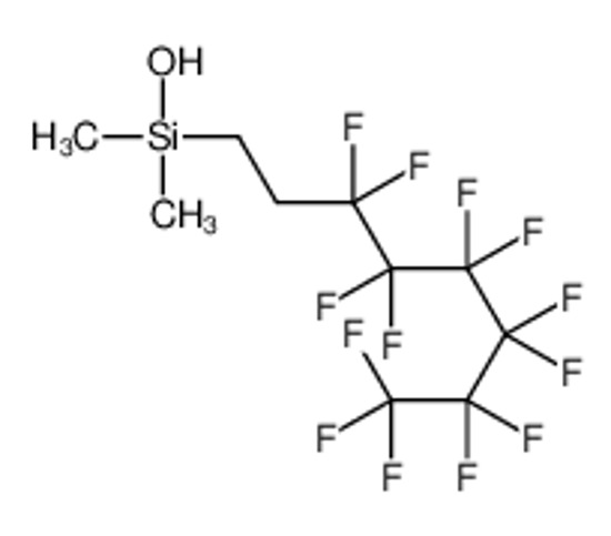 Picture of hydroxy-dimethyl-(3,3,4,4,5,5,6,6,7,7,8,8,8-tridecafluorooctyl)silane
