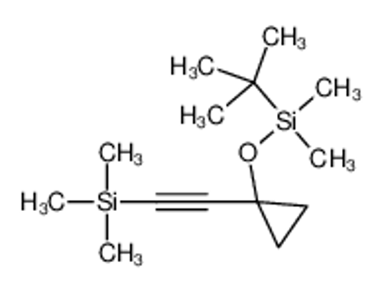 Изображение 1-(tert-Butyldimethylsilyloxy)-1-(2'-trimethylsilyl)ethynylcyclopropane