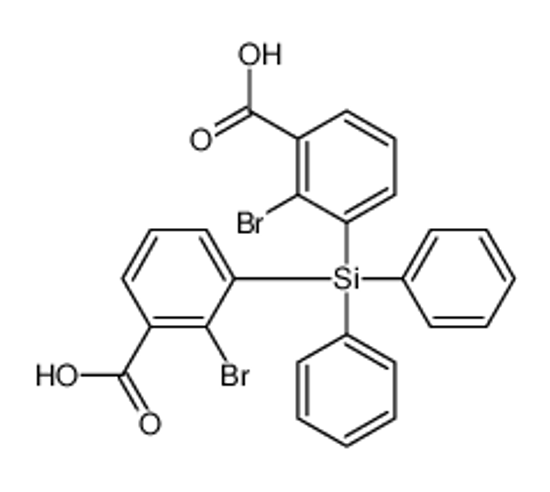 Picture of 2-bromo-3-[(2-bromo-3-carboxyphenyl)-diphenylsilyl]benzoic acid