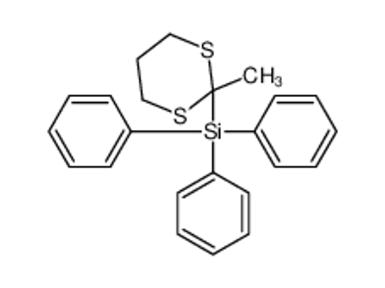 Picture of (2-methyl-1,3-dithian-2-yl)-triphenylsilane