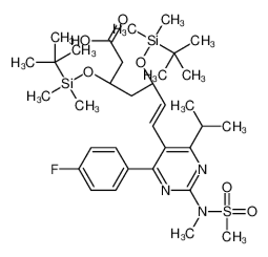Picture of 3,5-Di(tert-butyldimethylsilyl) Rosuvastatin