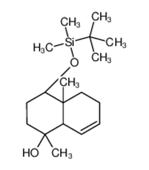 Picture of (1R,4S,4aS,8aS)-4-[tert-butyl(dimethyl)silyl]oxy-1,4a-dimethyl-2,3,4,5,6,8a-hexahydronaphthalen-1-ol