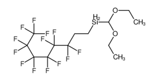 Picture of diethoxymethyl(3,3,4,4,5,5,6,6,7,7,8,8,8-tridecafluorooctyl)silane