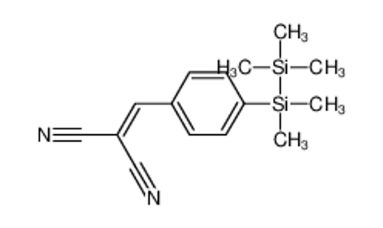 Picture of 2-[[4-[dimethyl(trimethylsilyl)silyl]phenyl]methylidene]propanedinitrile