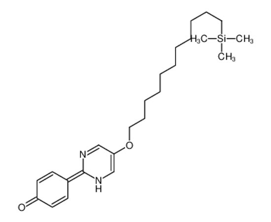 Изображение 4-[5-(11-trimethylsilylundecoxy)-1H-pyrimidin-2-ylidene]cyclohexa-2,5-dien-1-one