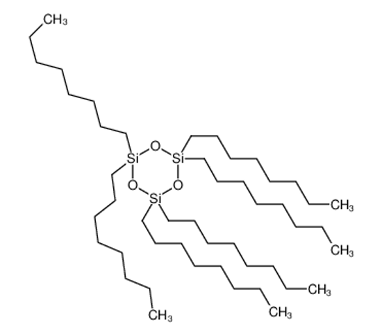 Изображение 2,2,4,4,6,6-hexaoctyl-1,3,5,2,4,6-trioxatrisilinane