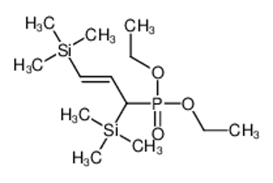 Imagem de (1-diethoxyphosphoryl-3-trimethylsilylprop-2-enyl)-trimethylsilane