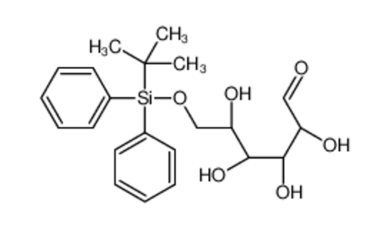 Picture of (2R,3S,4S,5R)-6-[tert-butyl(diphenyl)silyl]oxy-2,3,4,5-tetrahydroxyhexanal