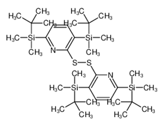 Picture of [2-[[3,6-bis[tert-butyl(dimethyl)silyl]pyridin-2-yl]disulfanyl]-6-[tert-butyl(dimethyl)silyl]pyridin-3-yl]-tert-butyl-dimethylsilane
