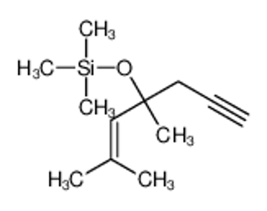Picture of 4,6-dimethylhept-5-en-1-yn-4-yloxy(trimethyl)silane