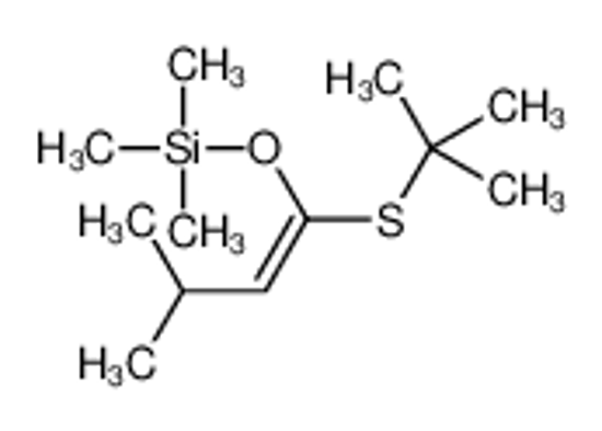 Picture of (1-tert-butylsulfanyl-3-methylbut-1-enoxy)-trimethylsilane