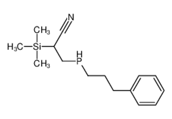 Picture of 3-(3-phenylpropylphosphanyl)-2-trimethylsilylpropanenitrile