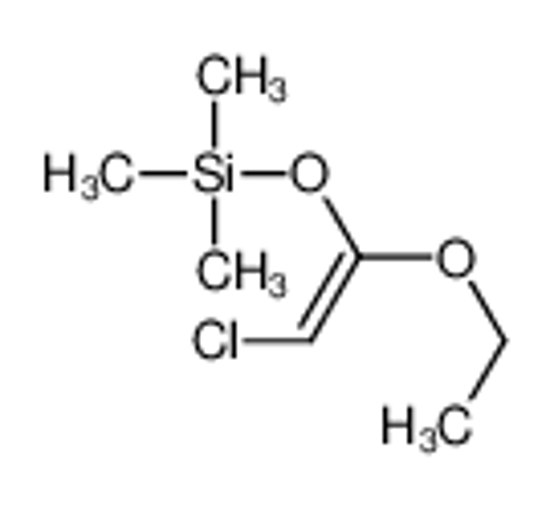 Imagem de (2-chloro-1-ethoxyethenoxy)-trimethylsilane