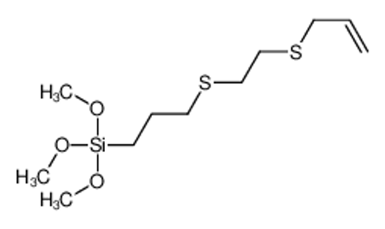 Picture of trimethoxy-[3-(2-prop-2-enylsulfanylethylsulfanyl)propyl]silane