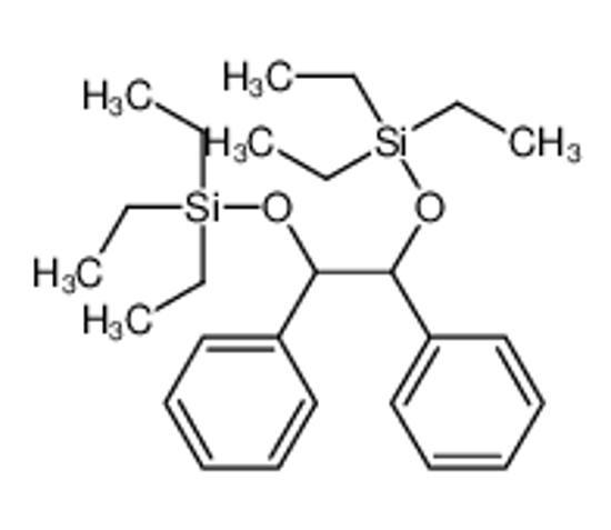Picture of (1,2-diphenyl-2-triethylsilyloxyethoxy)-triethylsilane