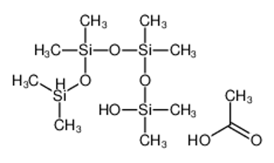 Picture of acetic acid,dimethylsilyloxy-[[hydroxy(dimethyl)silyl]oxy-dimethylsilyl]oxy-dimethylsilane