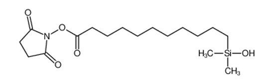 Imagem de (2,5-dioxopyrrolidin-1-yl) 11-[hydroxy(dimethyl)silyl]undecanoate