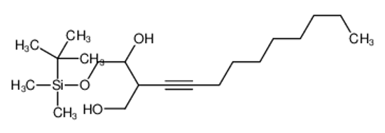 Imagem de 4-[tert-butyl(dimethyl)silyl]oxy-2-dec-1-ynylbutane-1,3-diol