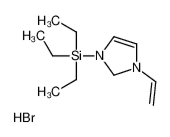 Imagem de (1-ethenyl-1,2-dihydroimidazol-1-ium-3-yl)-triethylsilane,bromide