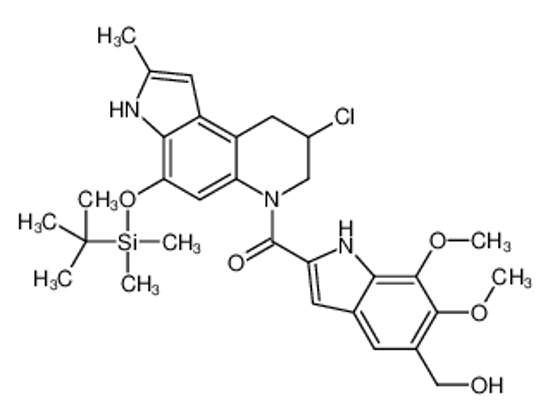 Изображение [4-[tert-butyl(dimethyl)silyl]oxy-8-chloro-2-methyl-3,7,8,9-tetrahydropyrrolo[3,2-f]quinolin-6-yl]-[5-(hydroxymethyl)-6,7-dimethoxy-1H-indol-2-yl]methanone