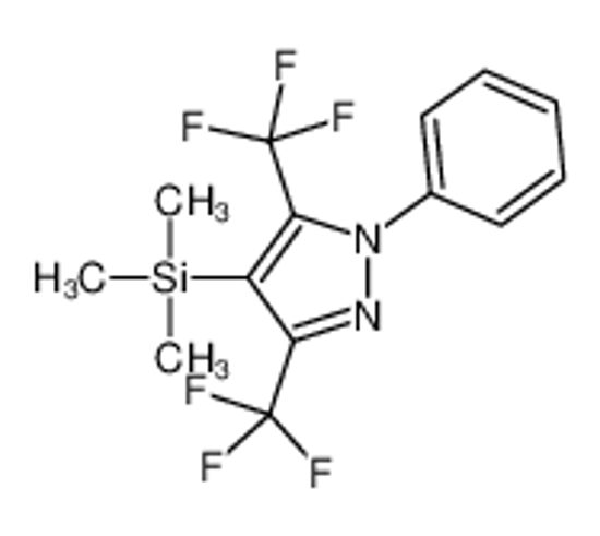 Imagem de trimethyl-[1-phenyl-3,5-bis(trifluoromethyl)pyrazol-4-yl]silane