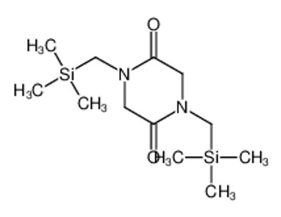 Picture of 1,4-bis(trimethylsilylmethyl)piperazine-2,5-dione